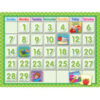 Polka Dot School Calendar Bulletin Board Set