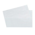Picture Story Paper, Grade 1, 5-8" x 5-16" x 5-16" Ruled Long, 18" x 12", 250 Sheets Per Pack, 2 Packs