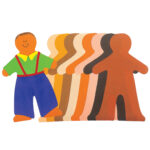 Paper Doll Pad, 8 Skin Tones, 40 Sheets Per Pad, 3 Pads