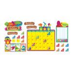 Dino-Mite Pals Calendar Bulletin Board Set