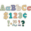 Painted Wood Design Bold Block 4" Letters Combo Pack, 230 Characters Per Pack, 3 Packs