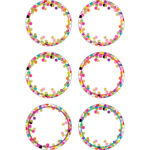 Confetti Circle Accents, 30 Per Pack, 3 Packs
