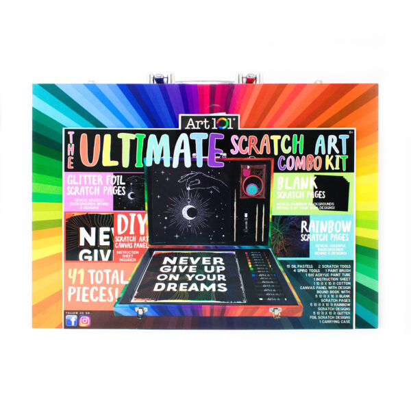 ERSAOO61038MB.jpg Ultimate Scratch Art Combo Kit, 41 Pieces