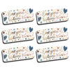 Magnetic Whiteboard Eraser, Everyone is Welcome, Pack of 6