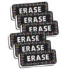 Magnetic Whiteboard Eraser, Chalk Loops, 2" x 5", Pack of 6