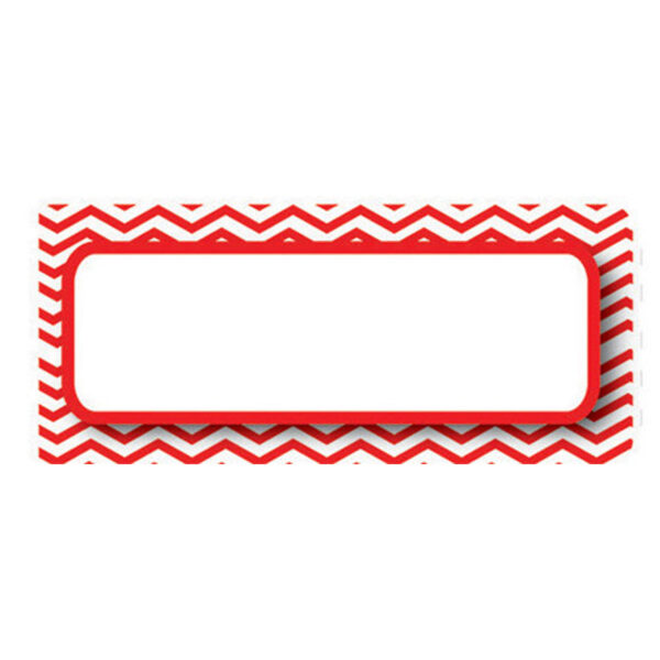 Die-Cut Magnetic Foam Color Chevron Labels-Nameplates, 30 Per Pack, 3 Packs