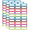 Die-Cut Magnetic Foam Assorted Color Labels-Nameplates, 30 Per Pack, 3 Packs