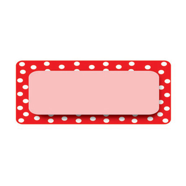 Die-Cut Magnetic Foam Color Dots Labels-Nameplates, 30 Per Pack, 3 Packs