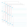 Magnetic Notebook Page, 8-1-2" x 11", Pack of 6