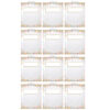 Hanging Confetti Pattern Storage-Book Bag, 10.5" x 12.5", Pack of 12