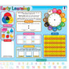 Placemat Studio Smart Poly Early Learning Education Basics Learning Placemat, 13" x 19", Single Sided, Pack of 10