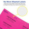 ERSAVE5971_1.jpg High-Visibility Labels, Permanent Adhesive, Neon Green, 1" x 2-5-8", 750 Labels