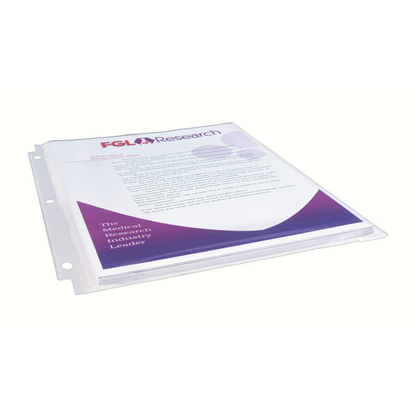 Clear Heavyweight Multi-Page Capacity Sheet Protectors, Holds 8-1-2" x 11" Sheets, Top Load, 25 Per Pack, 3 Packs
