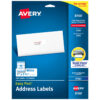 ERSAVE8160.jpg Easy Peel Address Labels, Sure Feed Technology, Permanent Adhesive, 1" x 2-5-8", 750 Labels