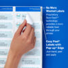 ERSAVE8160_4.jpg Easy Peel Address Labels, Sure Feed Technology, Permanent Adhesive, 1" x 2-5-8", 750 Labels