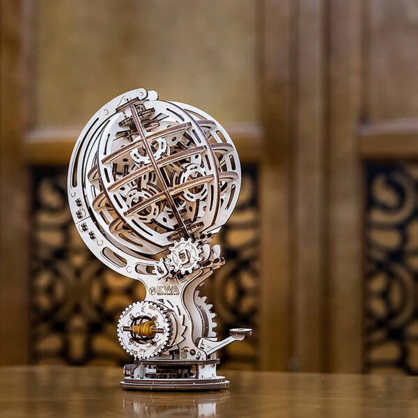 Kinetic Globe 3D Wooden STEM Construction Kit