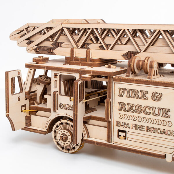 Fire Truck 3D Wooden STEM Construction Kit