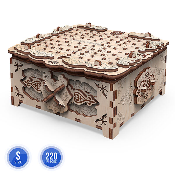 Secret Box Floral Fantasy 3D Wooden STEM Puzzle