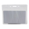 Standard Vinyl Badge Holder, Horizontal, 4" x 3", Pack of 50