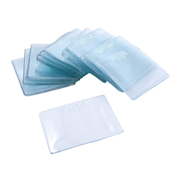 ID Badge Holder, Government-Military, Horizontal, Pack of 50