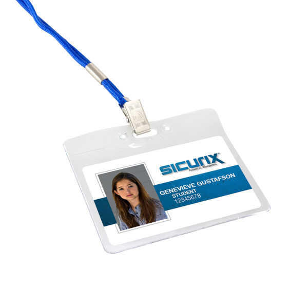 ID Badge Holder, Government-Military, Horizontal, Pack of 50