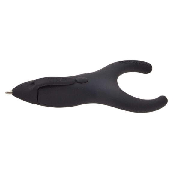 ERSBAUM00022-6_1-1.jpg Ergo-Sof Retractable Ballpoint Pen, Black, Black Ink, Pack of 6