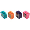 Dual Hole Plastic Pencil Sharpener, Assorted Colors, Pack of 20