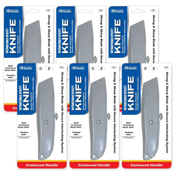 ERSBAZ114-6.jpg Multipurpose Utility Knife, Pack of 6