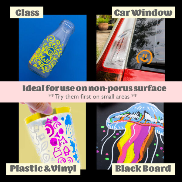 Liquid Chalk Wet Erase Markers, Pack of 8