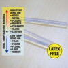 Mini Hot Melt Glue Sticks, Dual Temp, 3.9" x 0.27", 100 Per Box, 2 Boxes