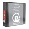 Slant D Ring View Binder with 2 Pockets, 3", Black, Pack of 3