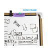 ERSBAZ6022_4.jpg Cork Framed Magnetic Dry Erase Board with Marker & 2 Magnets, 17" x 23"