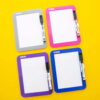 ERSBAZ6023-12_1.jpg Magnetic Locker Dry Erase Board with Marker, 5" x 7", Assorted, Pack of 12
