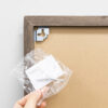 ERSBAZ6081_2.jpg RUSTIQUE Wood Frame Magnetic Chalkboard, 20" x 30", Chalk Marker & Magnets