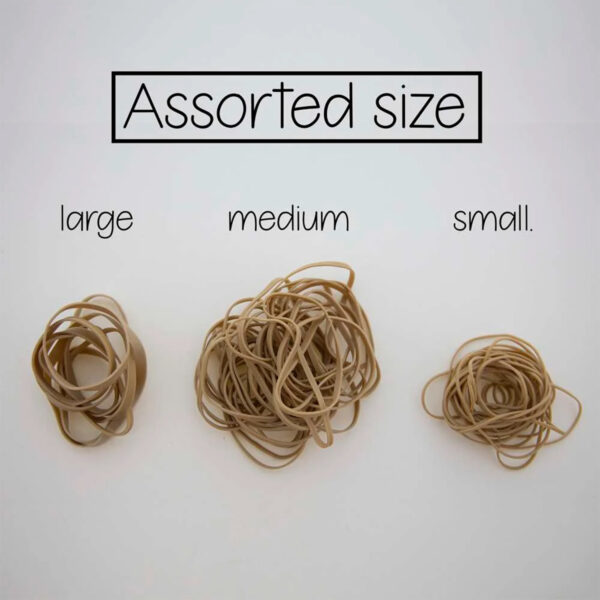 ERSBAZ6100-6_2.jpg Rubber Bands, Assorted Sizes, 2oz.-56.70g Per Pack, 6 Packs