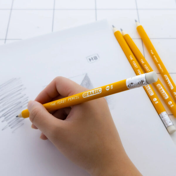 ERSBAZ709-6_5.jpg #2 The First Jumbo Premium Yellow Pencil, 12 Per Pack, 6 Packs