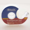 Transparent Tape with Dispenser, 3-4" x 1296", Pack of 12