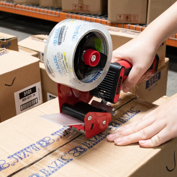 Rubber Grip Premium Comfort Packing Tape Dispenser, Pack of 2