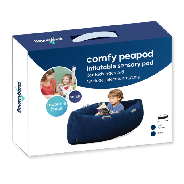ERSBBAPD48BU.jpg Comfy Hugging Peapod Sensory Pod, 48", Ages 3-6 Up to 4 Feet Tall, Blue