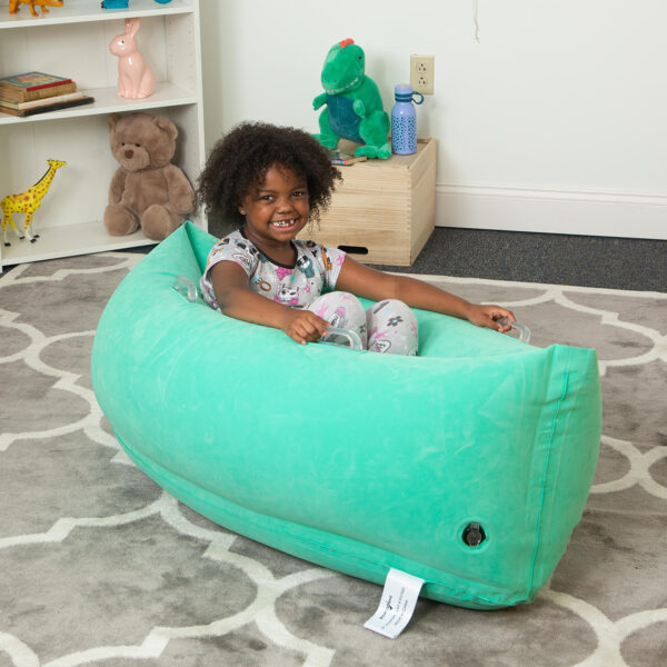 © Amelia Ingraham 2020 Comfy Hugging Peapod Sensory Pod, 48", Ages 3-6 Up to 4 Feet Tall, Green