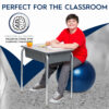 Bouncyband 55cm Ball Blue-5 Balance Ball, 55cm, Blue