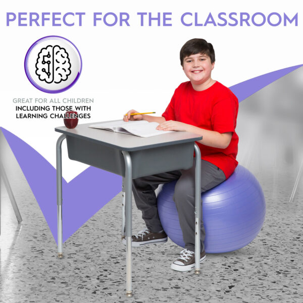 Bouncyband 55cm Ball Purple-5 Balance Ball, 55cm, Purple