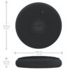 Bouncyband Wiggle Seat 27-Dark-Gray-3 Little Wiggle Seat Sensory Cushion, Dark Gray