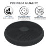 Bouncyband Wiggle Seat 33-Dark Gray-2 Big Wiggle Seat Sensory Cushion, Dark Gray