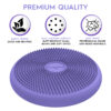 Bouncyband Wiggle Seat 33-Purple-2 Big Wiggle Seat Sensory Cushion, Purple