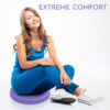Bouncyband Wiggle Seat 33-Purple-3-LifeStyle-1 Big Wiggle Seat Sensory Cushion, Purple
