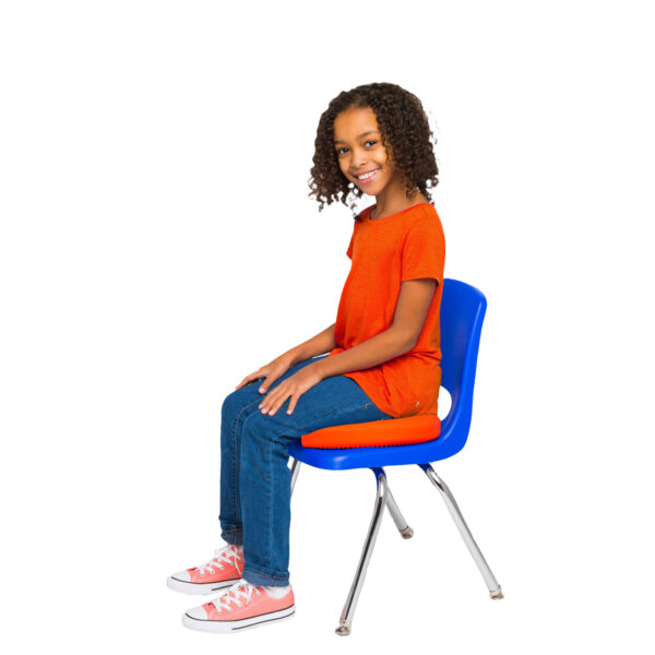 Bouncyband-3D-Basketball-4 Wiggle Seat Sensory Cushion, Orange Basketball