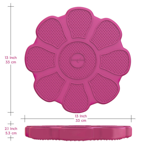 Bouncyband-3D-Flower-3 Wiggle Seat Sensory Cushion, Rose Flower