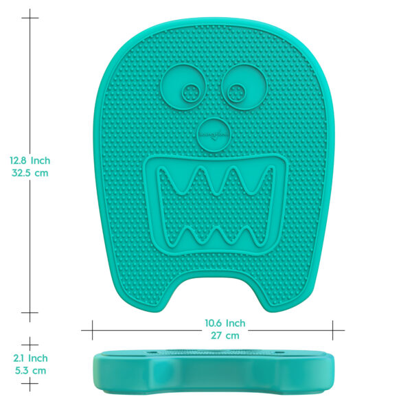 Bouncyband-3D-Monster-3 Wiggle Seat Sensory Cushion, Mint Monster