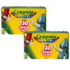 Crayons, Regular Size, 120 Per Box, 2 Boxes